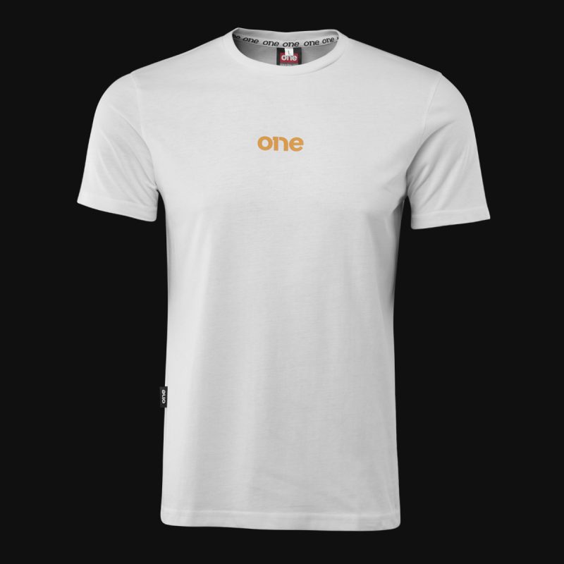Мъжка Бяла Slim-Fit тениска - WWV One - 03