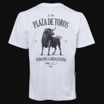 Мъжка бяла тениска - Plaza De Toros - 04