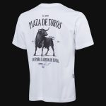 Мъжка бяла тениска - Plaza De Toros