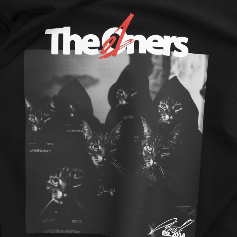 Мъжка черна premium тениска - The Oners - 06