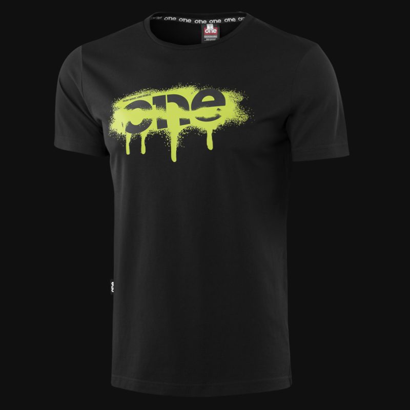 Мъжка Черна Slim-Fit тениска - SPR - EL - 02