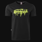 Мъжка Черна Slim-Fit тениска - SPR - EL