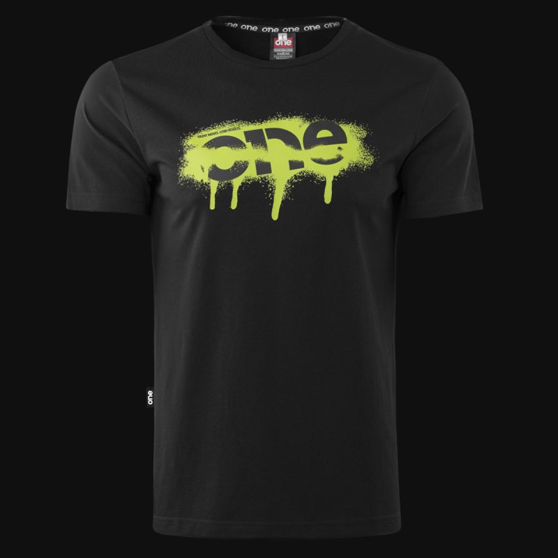 Мъжка Черна Slim-Fit тениска - SPR - EL