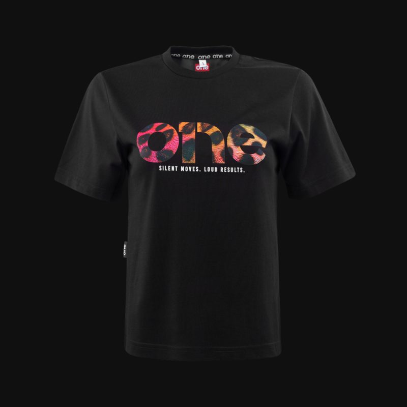 Дамска Черна Тениска Wild One