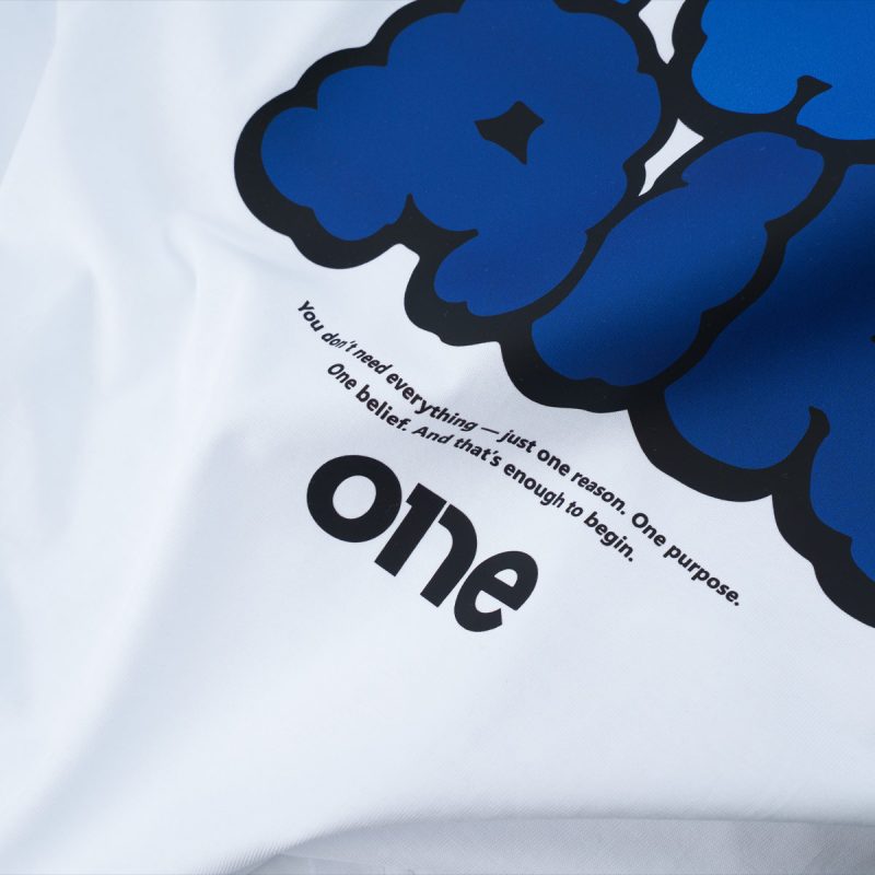 Мъжка бяла Regular-fit тениска - Air One - 02