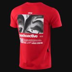 Мъжка Червена Slim Fit Тениска - Psychoactive