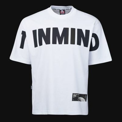 Мъжка Hyper Oversized тениска - 1INMIND White
