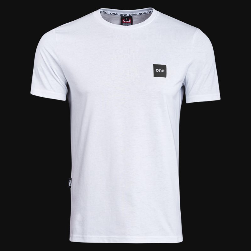 Мъжка Бяла Slim-Fit тениска - Box One White