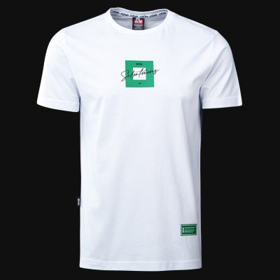 Мъжка Бяла Slim-Fit тениска - BGO