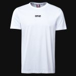 Мъжка Бяла Slim-Fit тениска - UAO - 03