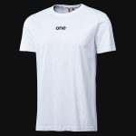Мъжка Бяла Slim-Fit тениска - UAO - 04