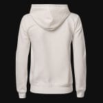 Дамски Бял Slim-fit Fleece суичър с качулка - G-One - 04