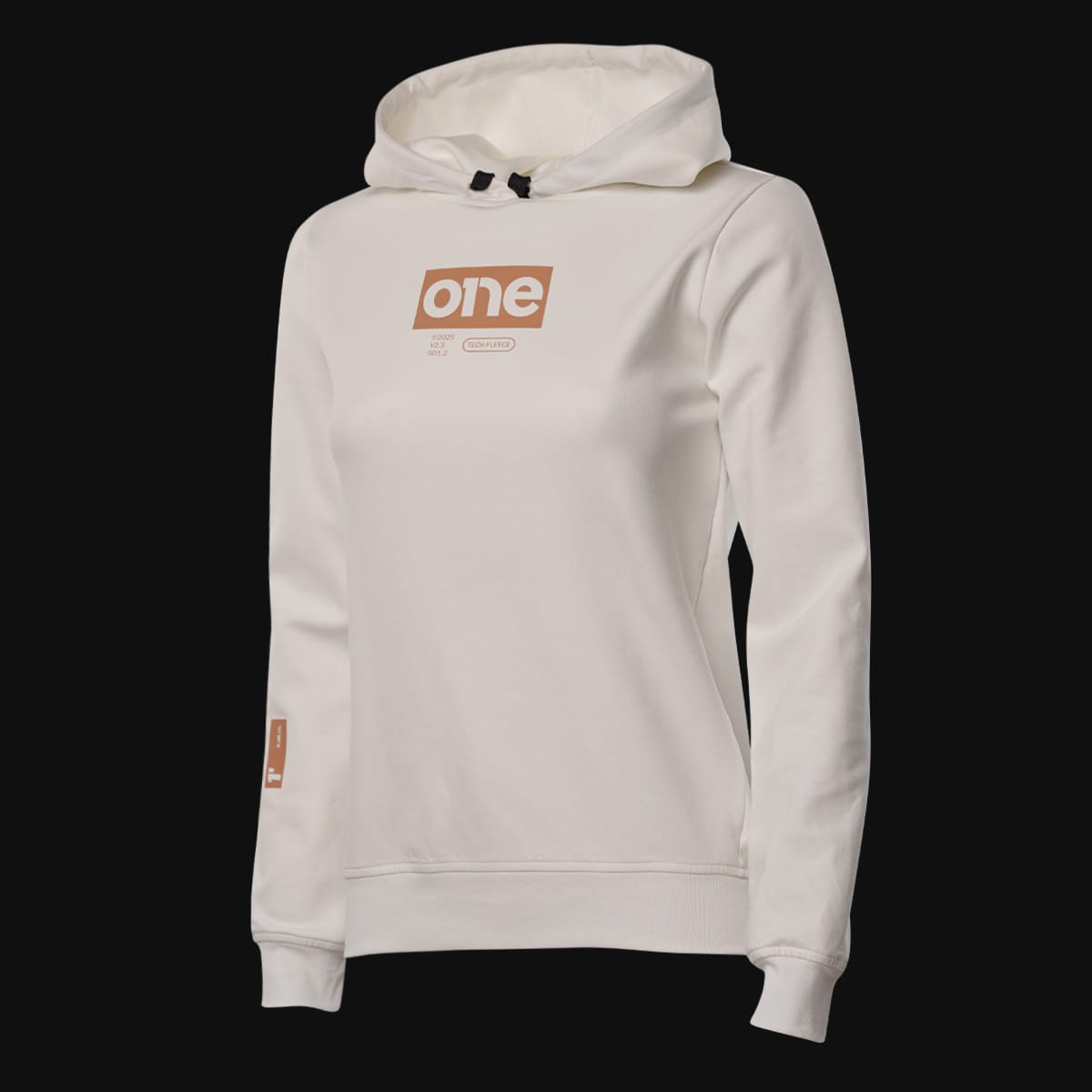 Дамски Бял Slim-fit Fleece суичър с качулка - G-One Дамски Бял Slim-fit Fleece суичър с качулка - G-One