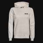 Дамски Бял Slim-fit Fleece суичър с качулка - White Classics - 04