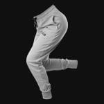 Дамско Сиво Slim-fit долнище - Grey One - 03
