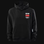 Мъжки черен суичър с качулка - CTR One