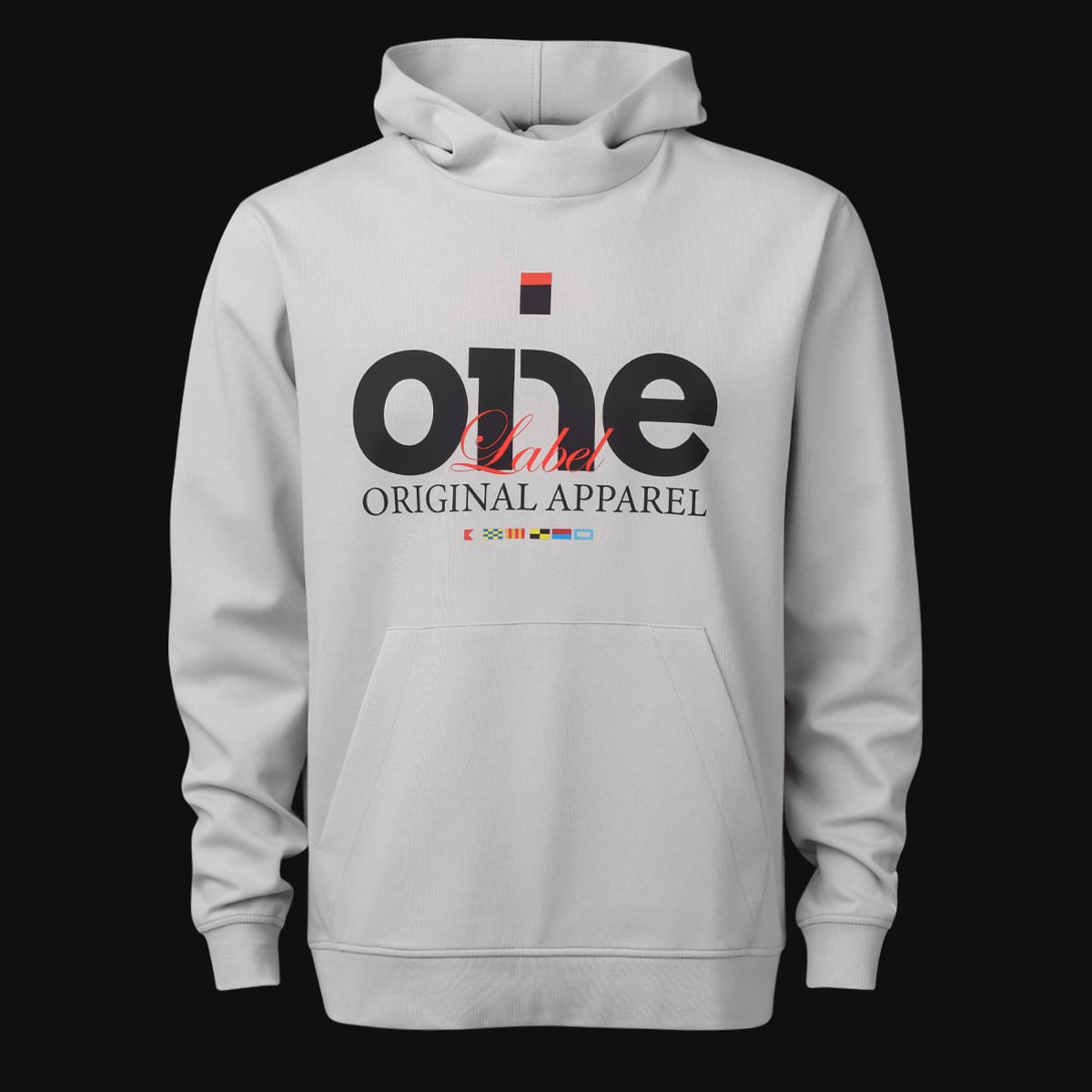 Мъжки Premium Fleece суичър с качулка - Cloud One Мъжки Premium Fleece суичър с качулка - Cloud One