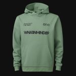 Мъжки Premium Fleece суичър с качулка - Olive Core