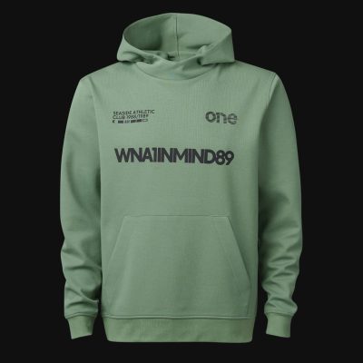 Мъжки Premium Fleece суичър с качулка - Olive Core