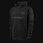 Мъжки Premium Fleece суичър с качулка - Stealth Black - 03