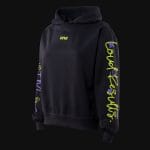 Дамски черен Regular-fit суичър - Motion Code - 05