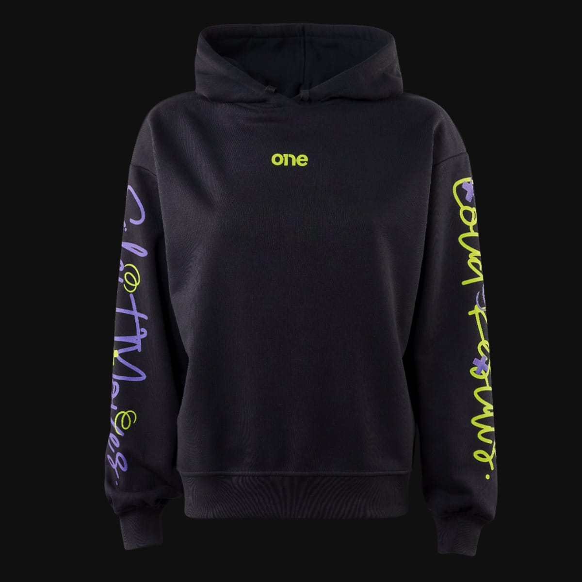Дамски черен Regular-fit суичър - Motion Code Дамски черен Regular-fit суичър - Motion Code