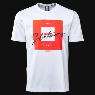 Бяла Regular-fit тениска - SMLR