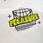 Дамски Бял Slim-fit Fleece суичър с качулка - Pleasure - 02