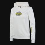 Дамски Бял Slim-fit Fleece суичър с качулка - Pleasure - 05
