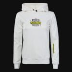 Дамски Бял Slim-fit Fleece суичър с качулка - Pleasure