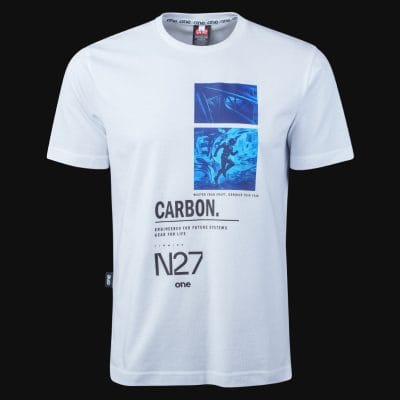 Бяла Regular-fit тениска - N27 One