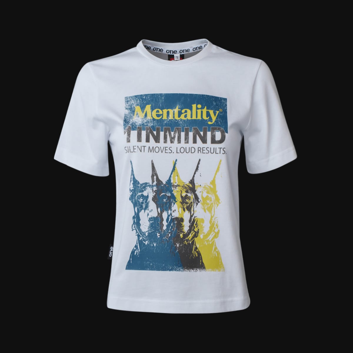 Дамска Бяла Regular-fit Тениска - Mentality Дамска Бяла Regular-fit Тениска - Mentality