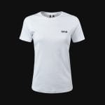 Дамска Спортна Slim-fit Памучна Тениска - Core White - 03