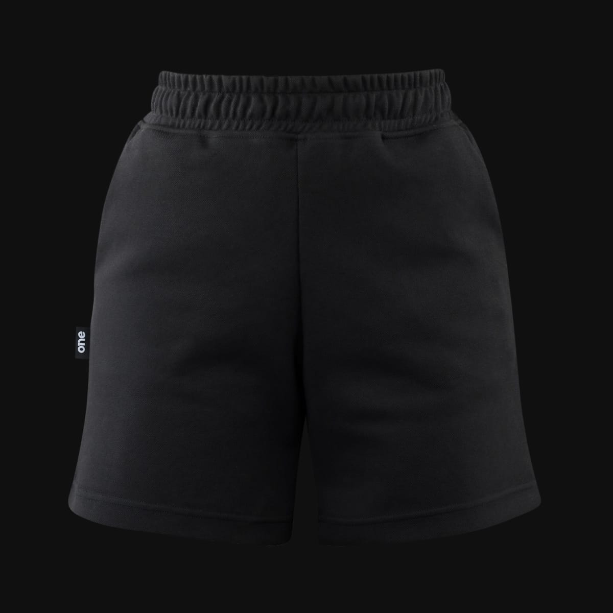 Дамски къси панталони - Relaxed fit - All Black Дамски къси панталони - Relaxed fit - All Black