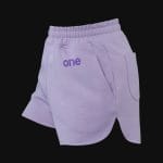 Дамски памучни къси панталони - Curved-fit - Milky - 02