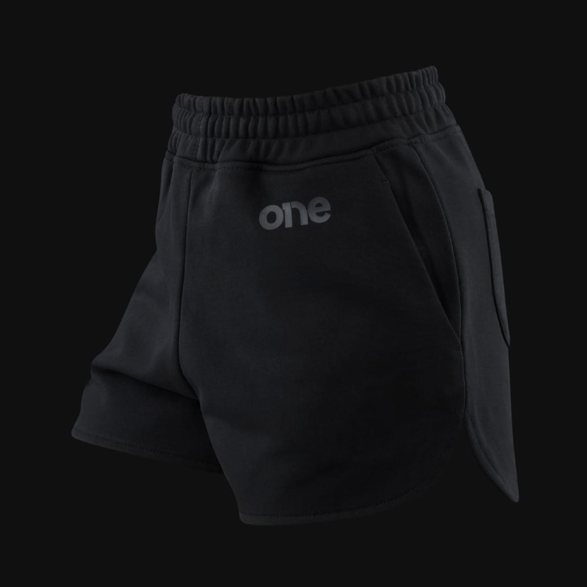 Дамски памучни къси панталони - Curved-fit - Stealth Black Дамски памучни къси панталони - Curved-fit - Stealth Black