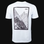 Бяла Regular-fit тениска - Alpine Frame - 06