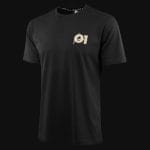 Черна Regular-fit Тениска Origin O1 Gold - 03