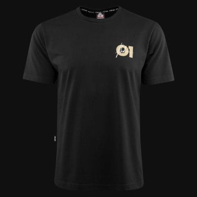 Черна Regular-fit Тениска Origin O1 Gold