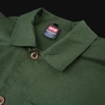 Мъжка Оvershirt Риза с къс ръкав - Olive Comfort - 03