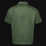 Мъжка Оvershirt Риза с къс ръкав - Olive Comfort - 05