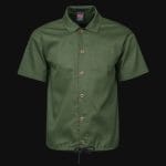 Мъжка Оvershirt Риза с къс ръкав - Olive Comfort - 06