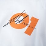 Бяла Regular-fit тениска Origin O1 SF - 03