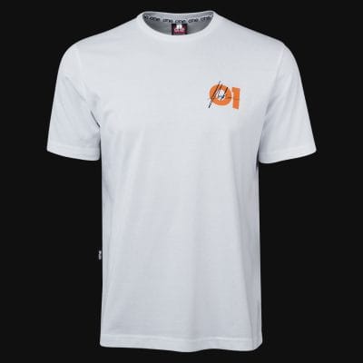 Бяла Regular-fit тениска Origin O1 SF