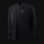 Мъжки Черен Суичър с Цип Regular-fit - Boxy - 03
