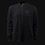 Мъжки Черен Суичър с Цип Regular-fit - Boxy