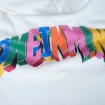 Бял Суичър с Качулка Blocks One - 07